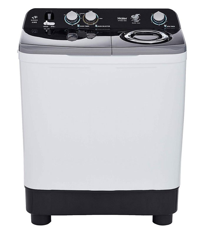 Haier HTW85-186S (8.5 Kg Semi-Automatic Top Loading Washing Machine)